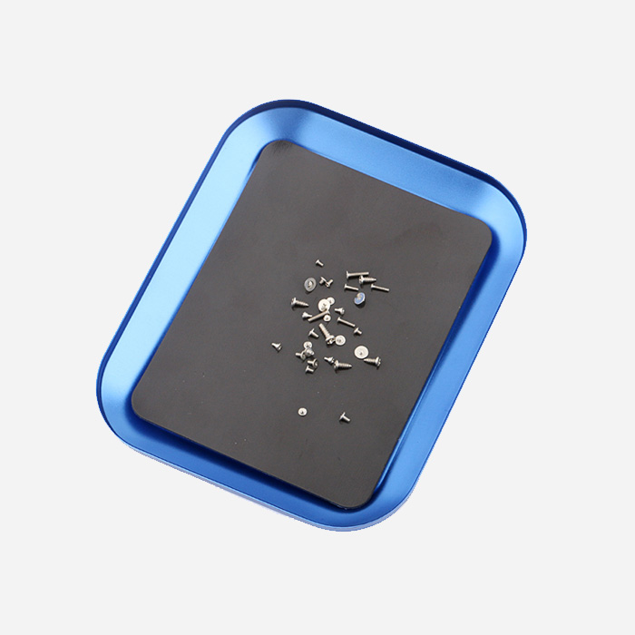 Magnetic Aluminium Alloy Screw Storage Plate Tray 