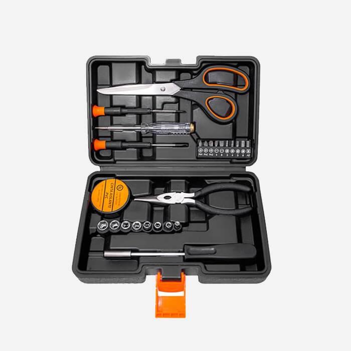 High Quality 25pcs Household Mechanic Tool Box Set 