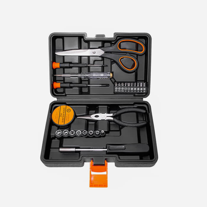 high quality 25pcs household maintenance tools box set 