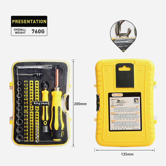 70 in 1 Household multi-function Repair Tool Kit 