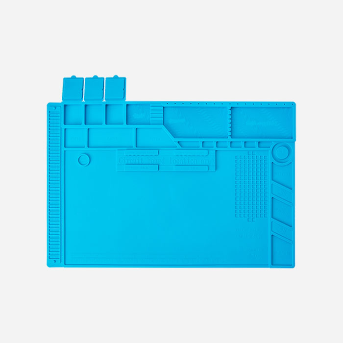 High temperature and heat insulation silicone pad for maintenance