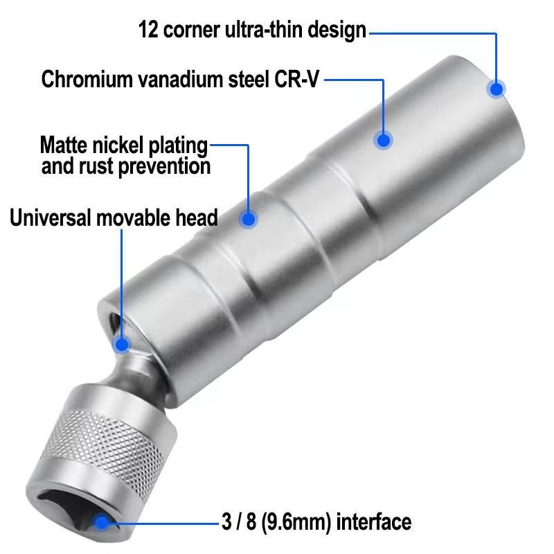 Spark Plug Removal Tool Socket Wrench 12-Point 14mm/16mm Manufacturer