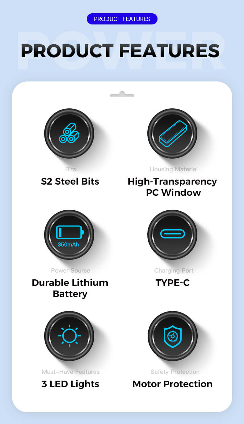 UF-TOOLS electric screwdriver set supplier - N20 motor screwdriver