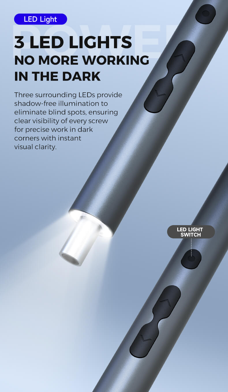 UF-882037 precision screwdriver set - lithium battery powered tool