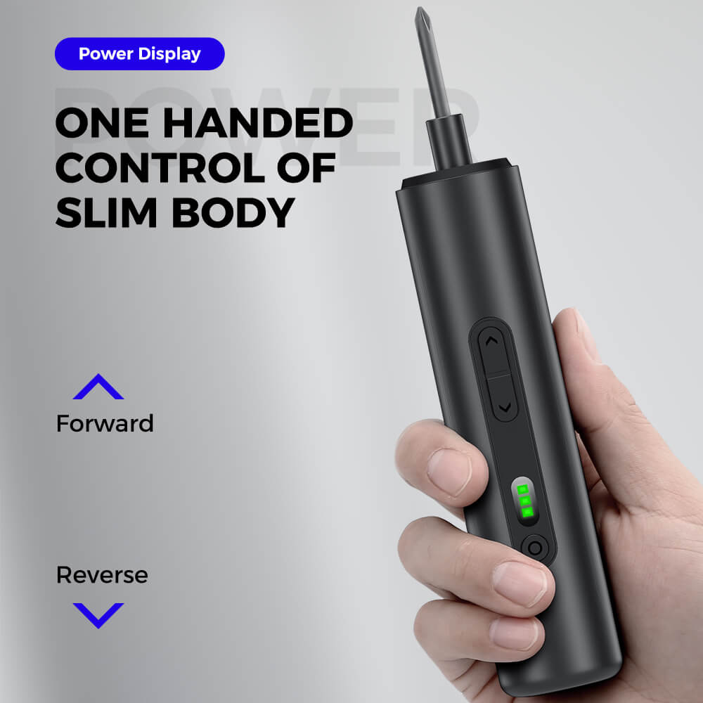 14-in-1 Electric & Manual Screwdriver Set with 3 Torque Settings